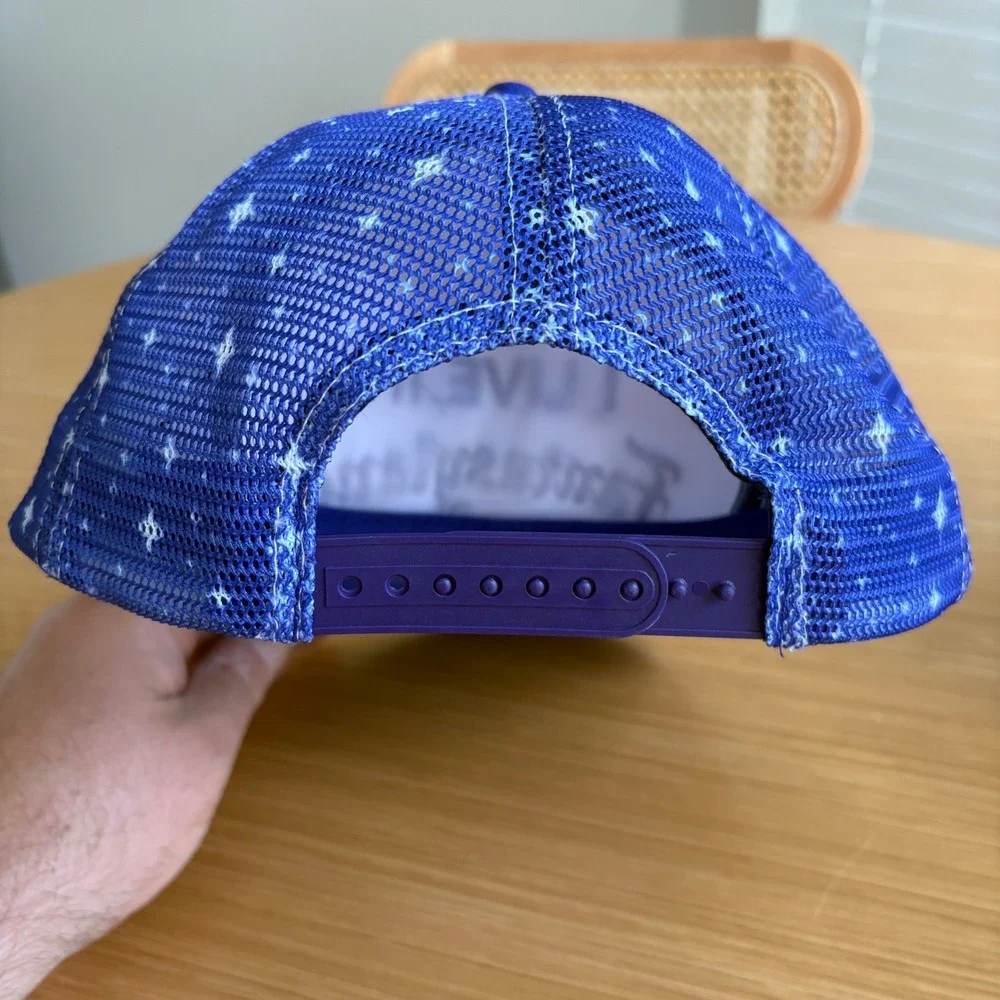 Disney Parks I Live In Fantasyland Trucker Hat Purple Star Mesh Snapback Cap WDW
